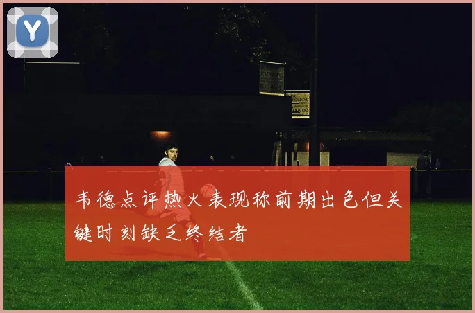 韦德点评热火表现称前期出色但关键时刻缺乏终结者